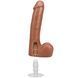 Фалоімітатор Doc Johnson The Realistic Cock ULTRASKYN - 9 Inch with Balls Caramel в інтим-бутику EroticToys