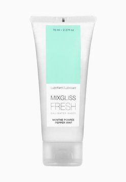 Лубрикант на водній основі MixGliss FRESH Pepper mint (70 мл) перцева м&rsquo;ята &mdash; купити в інтим-бутику EroticToys