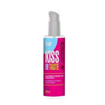 Масажний гель Intt KISS AND TASTE! (55 мл) зі смаком ожини &mdash; купити в інтим-бутику EroticToys