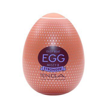 Мастурбатор-яйце Tenga Egg Misty II, щільний TPE, пробник лубриканту 5 мл &mdash; купити в інтим-бутику EroticToys