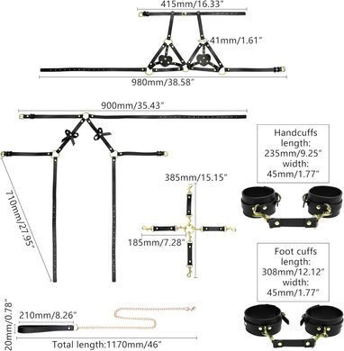 БДСМ-набір LOCKINK YEAHWOW Forced Nadu pose correction set &mdash; купити в інтим-бутику EroticToys