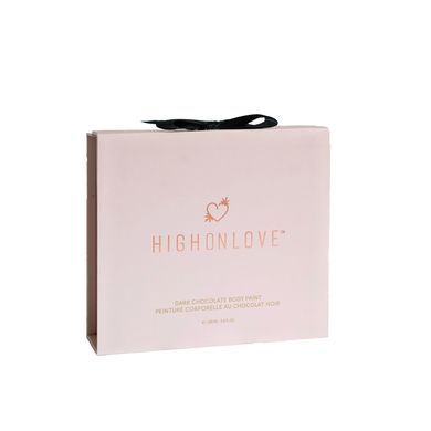 Преміум фарба для тіла HighOnLove Chocolate Body Paint (100 мл) з какао, кофеїном, маслом канабісу &mdash; купити в інтим-бутику EroticToys