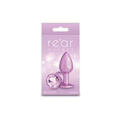 Анальна пробка NS Novelties Rear Assets - Iridescent Pink - Small - Pink &mdash; купити в інтим-бутику EroticToys