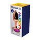 Металева анальна пробка Wooomy Tralalo Rose Gold Metal Plug Magenta L, діаметр 4 см, довжина 9 см в інтим-бутику EroticToys