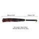 Флогер LOCKINK SEVANDA Red & Black Braided Tail Flogger, червоно-чорний, хвости з вузликами в інтим-бутику EroticToys