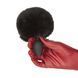Анальна пробка з кролячим хвостиком Punishment &ndash; Bunny Tail Silicone Anal Plug &ndash; Black, 4,8 см в інтим-бутику EroticToys
