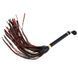 Флогер LOCKINK SEVANDA Red & Black Braided Tail Flogger, червоно-чорний, хвости з вузликами в інтим-бутику EroticToys