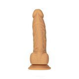 Замовити анонімно: Фалоімітатор Naked Addiction - 8&Prime; Silicone Dual Density Dildo Vanilla, віброкуля в подарунок