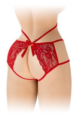 Трусики з відкритою попкою Fashion Secret Nadia Red &mdash; купити в інтим-бутику EroticToys
