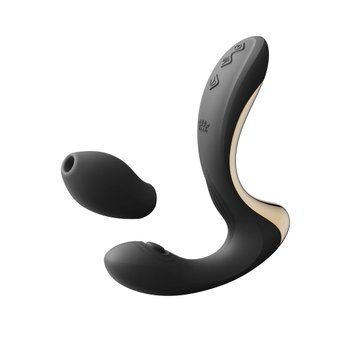 Вібратор-пульсатор з вакуумною насадкою Zalo &ndash; Talis G-Spot PulseWave Vibrator Obsidian Black &mdash; купити в інтим-бутику EroticToys