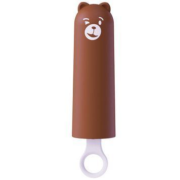 Вібратор CuteVibe Teddy Brown (Pink Dildo), реалістичний вібратор під виглядом морозива &mdash; купити в інтим-бутику EroticToys
