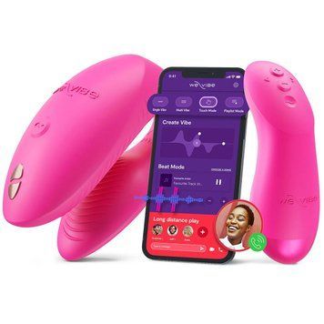 Смарт-вібратор для пар We-Vibe Chorus Pro Electric Pink &mdash; купити в інтим-бутику EroticToys