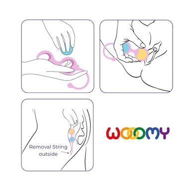 Вагінальні кульки Wooomy Love Pearls &mdash; купити в інтим-бутику EroticToys