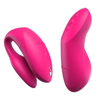 Смарт-вібратор для пар We-Vibe Chorus Pro Electric Pink &mdash; купити в інтим-бутику EroticToys
