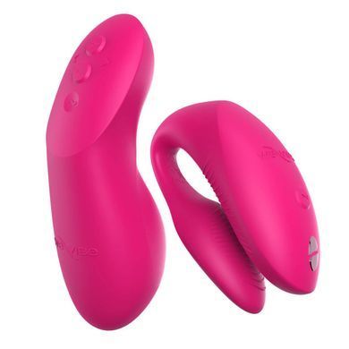 Смарт-вібратор для пар We-Vibe Chorus Pro Electric Pink &mdash; купити в інтим-бутику EroticToys