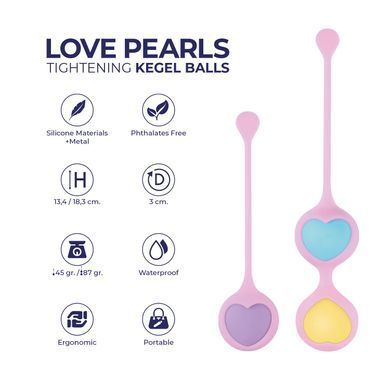Вагінальні кульки Wooomy Love Pearls &mdash; купити в інтим-бутику EroticToys