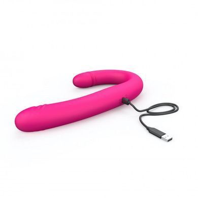 Вібратор-пульсатор двосторонній Dorcel ORGASMIC DOUBLE DO &mdash; купити в інтим-бутику EroticToys