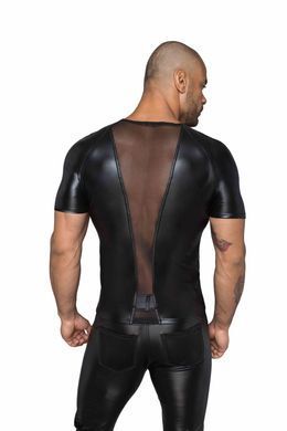 Футболка з мокрим ефектом Noir Handmade H056 Men's T-shirt made of powerwetlook, XL &mdash; купити в інтим-бутику EroticToys