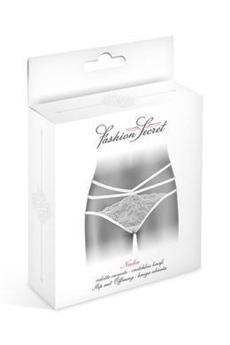 Трусики з відкритою попкою Fashion Secret Nadia White &mdash; купити в інтим-бутику EroticToys