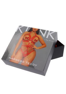 Замовити анонімно: Портупея-тедді з ременів Leg Avenue Studded O-ring harness teddy M Red, екошкіра Портупея-тедді з ременів Leg Avenue Studded O-ring harness teddy M Red, екошкіра — купити в інтим-бутику EroticToys