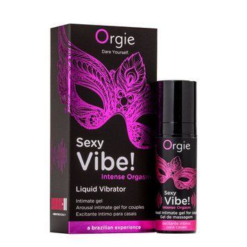 Рідкий вібратор Orgie - Sexy Vibe! Intense Orgasm (15 мл) &mdash; купити в інтим-бутику EroticToys