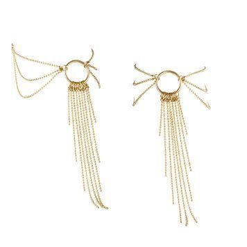 Браслети для ніг Bijoux Indiscrets Magnifique Feet Chain &mdash; Gold &mdash; купити в інтим-бутику EroticToys