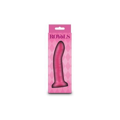 Дилдо NS Novelties Royals - 5" Charlie - Metallic Pink &mdash; купити в інтим-бутику EroticToys