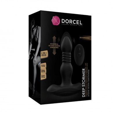 Анальна пробка з вібрацією та пульсацією Dorcel DEEP STORMER &mdash; купити в інтим-бутику EroticToys