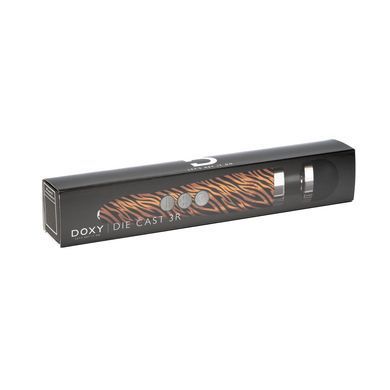 Вібромасажер DOXY Die Cast 3R - TIGER, дуже потужний, перезаряджуваний, металевий корпус &mdash; купити в інтим-бутику EroticToys
