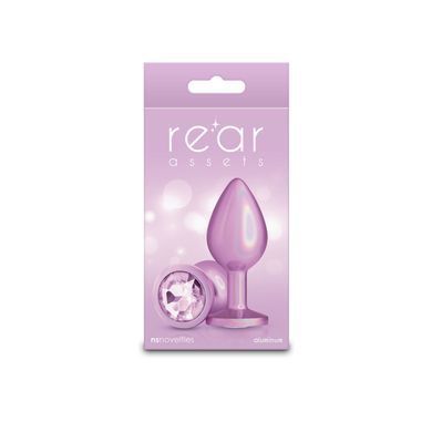 Анальна пробка NS Novelties Rear Assets - Iridescent Pink - Medium - Pink &mdash; купити в інтим-бутику EroticToys