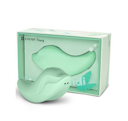 Вібратор та кліторальний стимулятор KISSTOY Heidi Green &mdash; купити в інтим-бутику EroticToys