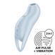 Вакуумний кліторальний стимулятор з вібрацією Satisfyer Pocket Pro 1 Blue в інтим-бутику EroticToys