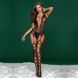 Бодістокінг JSY 7960 з імітацією панчіх One Size Black, декольте, бічні вирізи, відкритий доступ в інтим-бутику EroticToys