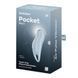 Вакуумний кліторальний стимулятор з вібрацією Satisfyer Pocket Pro 1 Blue в інтим-бутику EroticToys