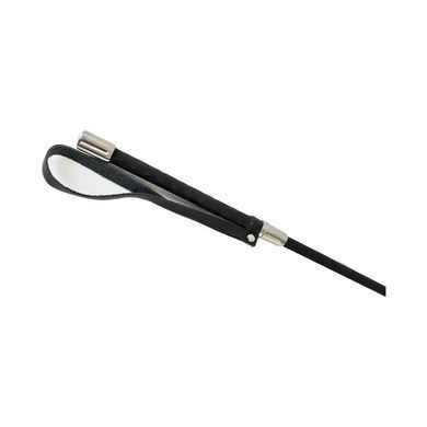 Стек Liebe Seele Flower Rhythm - Black and Red Leather Flowers Riding Crop &mdash; купити в інтим-бутику EroticToys