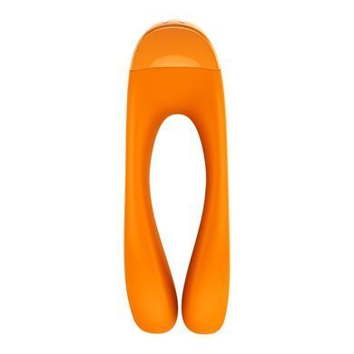 Вібратор на палець Satisfyer Candy Cane Orange &mdash; купити в інтим-бутику EroticToys
