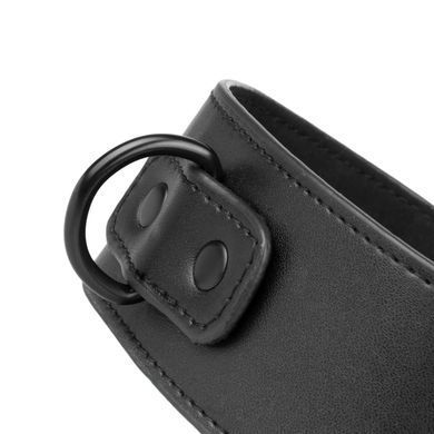 Наручники з нашийником Bedroom Fantasies: Collar & Wrist Cuffs, чорні &mdash; купити в інтим-бутику EroticToys