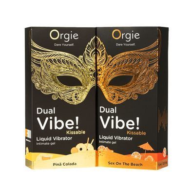 Замовити анонімно: Рідкий вібратор Orgie Dual Vibe! Pina Colada Kissable Liquid Vibrator, 15 мл Рідкий вібратор Orgie Dual Vibe! Pina Colada Kissable Liquid Vibrator, 15 мл — купити в інтим-бутику EroticToys