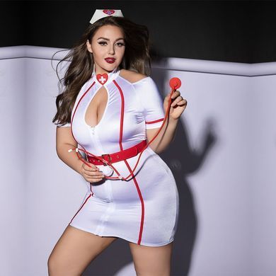 Еротичний костюм медсестри JSY P61115 Plus Size &mdash; купити в інтим-бутику EroticToys