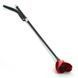 Стек Liebe Seele Flower Rhythm - Black and Red Leather Flowers Riding Crop в інтим-бутику EroticToys