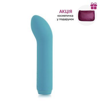 Преміум вібратор Je Joue - G-Spot Bullet Vibrator Teal з глибокою вібрацією + подарунок косметичка &mdash; купити в інтим-бутику EroticToys