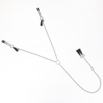 Затискач для сосків та клітора Art of Sex - Nipple and clit clamps Black Pearl &mdash; купити в інтим-бутику EroticToys