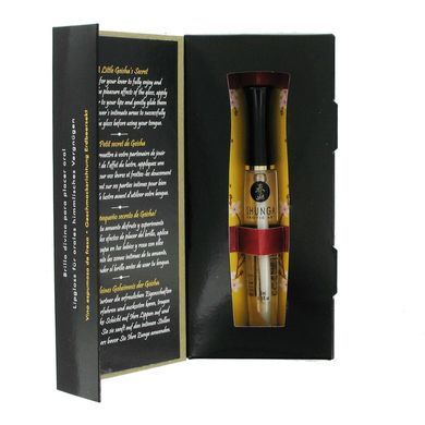Стимулювальний блиск для губ Shunga LIPGLOSS &ndash; Sparkling Strawberry Wine (10 мл), ефект поколювання &mdash; купити в інтим-бутику EroticToys