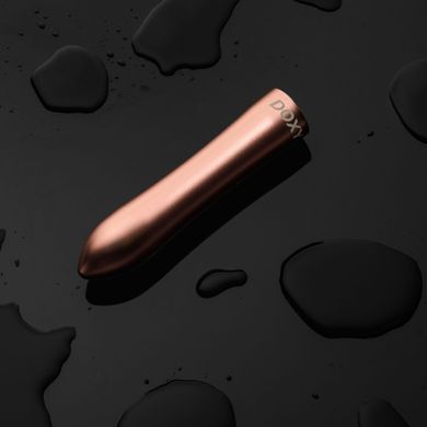 Потужна віброкуля DOXY ROSE GOLD у металевому кейсі, ультрагладенька, 7 режимів &mdash; купити в інтим-бутику EroticToys