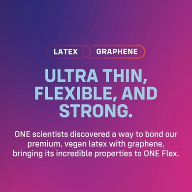 Презервативи ONE Flex Graphene, 10 шт, супертонкі, дуже міцні, подарункове паковання-тубус &mdash; купити в інтим-бутику EroticToys