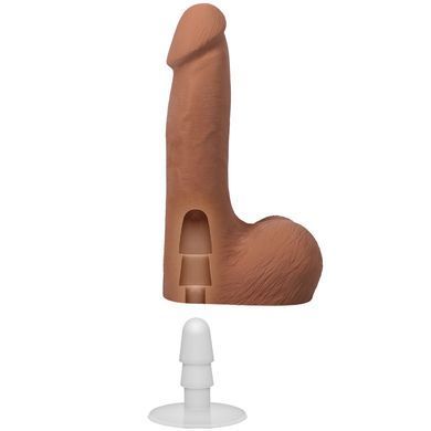 Фалоімітатор Doc Johnson The Realistic Cock ULTRASKYN - 7 Inch with Balls Caramel &mdash; купити в інтим-бутику EroticToys