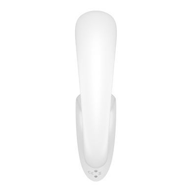 Вагінально-кліторальний вібратор Satisfyer G for Goddess 1 White, 2 мотори &mdash; купити в інтим-бутику EroticToys