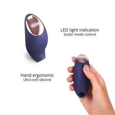 Вакуумний кліторальний стимулятор Love To Love BELIEVER &ndash; MIDNIGHT INDIGO &mdash; купити в інтим-бутику EroticToys