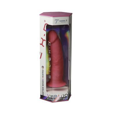Фалоімітатор з вібрацією SilexD Henry Vibro Pink (MODEL 2 size 7in) + LRS, діаметр 4,4 см &mdash; купити в інтим-бутику EroticToys