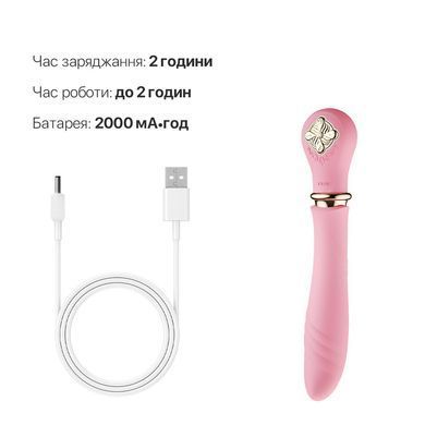 Пульсатор із підігрівом Zalo Sweet Magic - Desire Fairy Pink, турбо режим &mdash; купити в інтим-бутику EroticToys